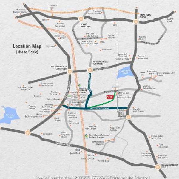  advaita Location Plan