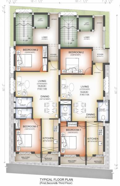  jazz Pearl Jazz Cluster Plan from 1st to 3rd Floor