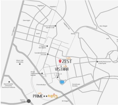  aarambh-zest Location Plan
