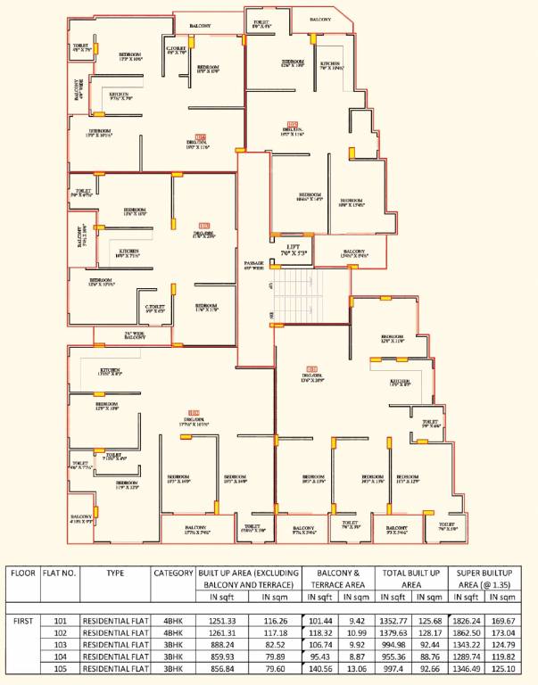  heights 12 Heights 12 Cluster Plan