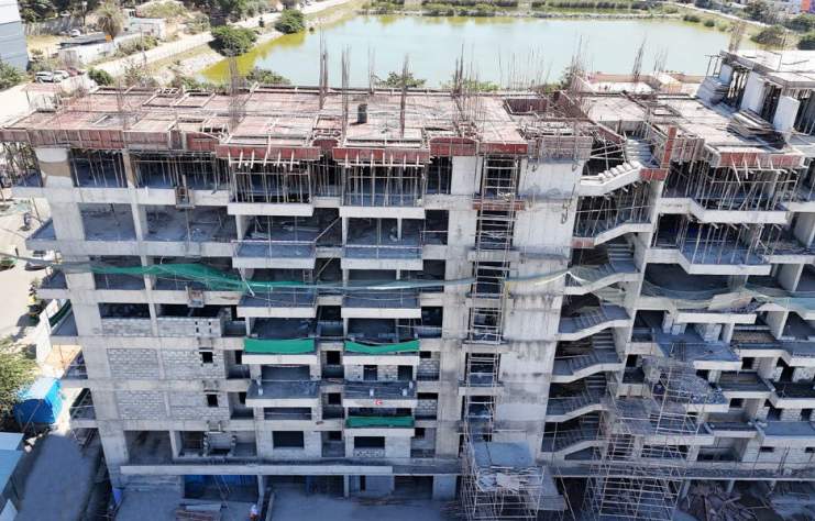 purva meraki Purva Meraki Construction Status Jan 25