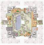  the-views-by-adani-realty Tower A, Tower B, Tower C, Tower D Podium 2nd Cluster Plan