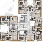  the-views-by-adani-realty Tower B Cluster Plan for 21th Floor