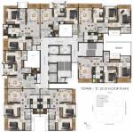  the-views-by-adani-realty Tower D Cluster Plan for 21th Floor