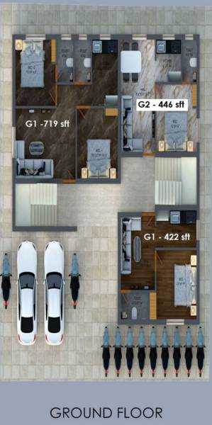  questa Crest Questa Cluster Plan for ground Floor