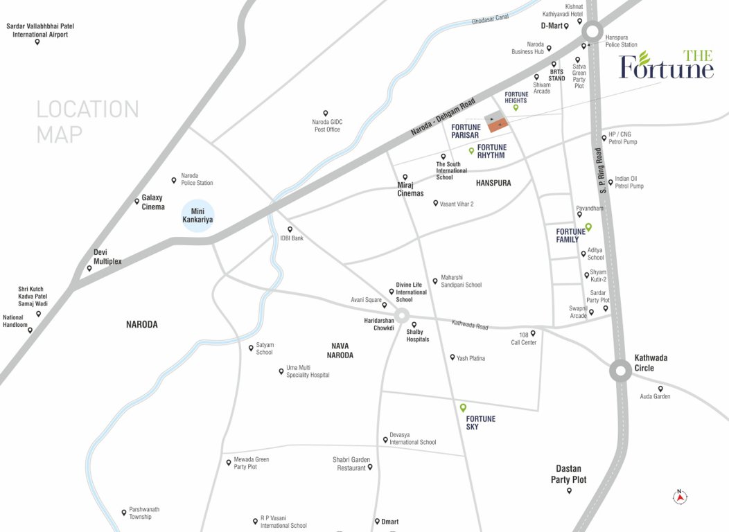  the fortune Location Plan