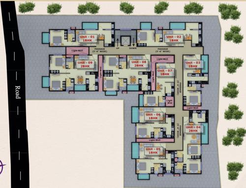  urban-nest Urban Nest Cluster Plan For Typical Floor