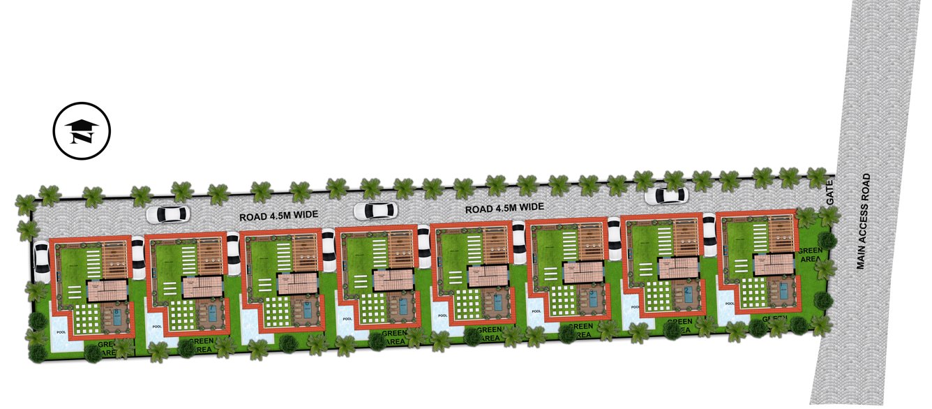  casa de fresco Layout Plan