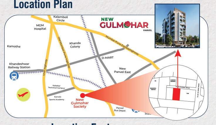  new gulmohar chs Location Plan