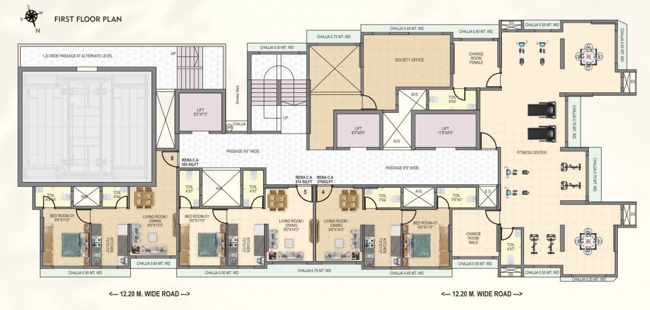  om sukhkarta heights Kannamwar Nagar Sukhkarta Chs Ltd Cluster Plan
