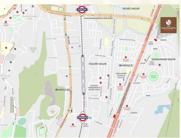  om-sukhkarta-heights Location Plan