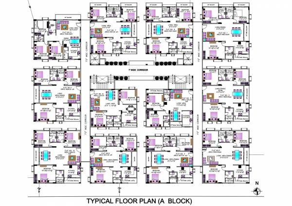  gardenia Block A Cluster Plan