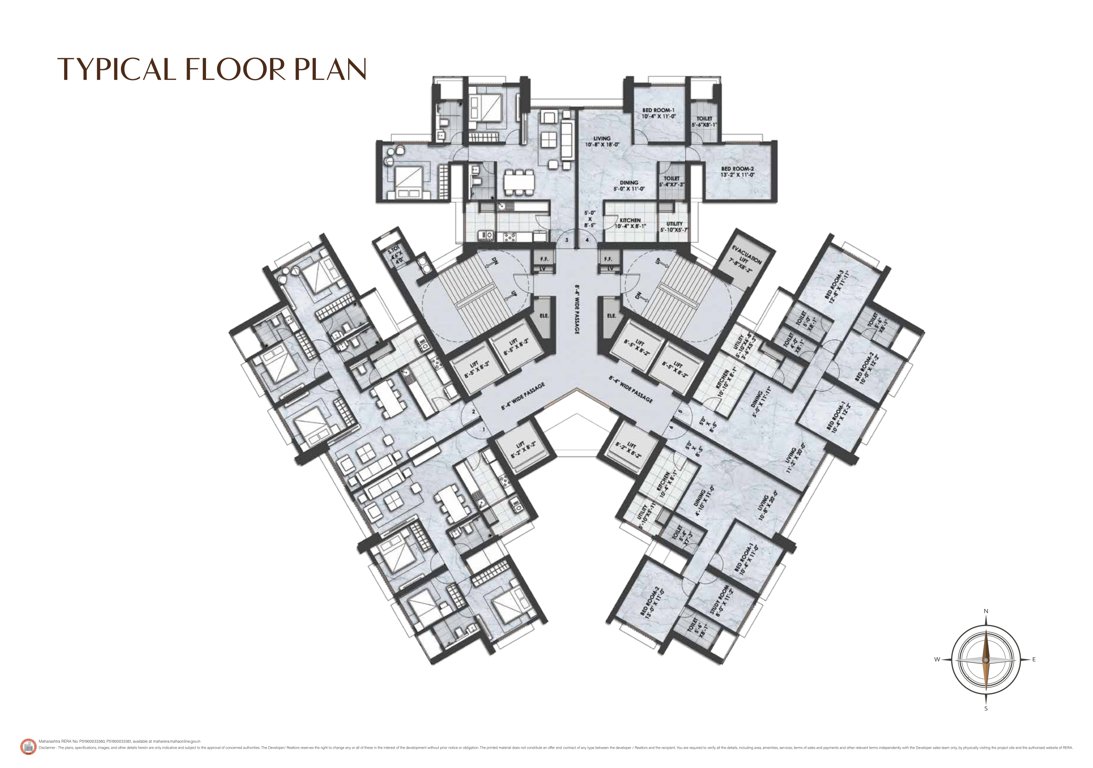  simana the urban oasis Simana Wing B Phase 1 Cluster Plan