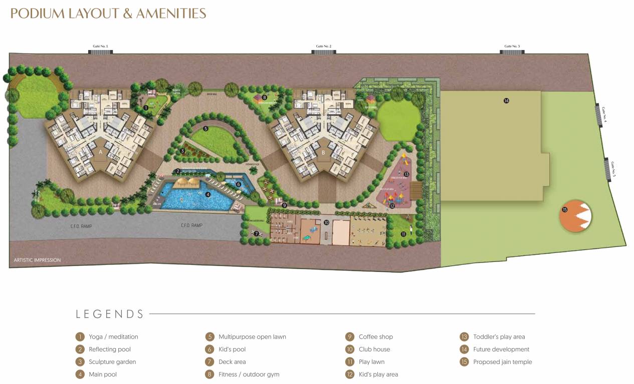  simana the urban oasis Layout Plan