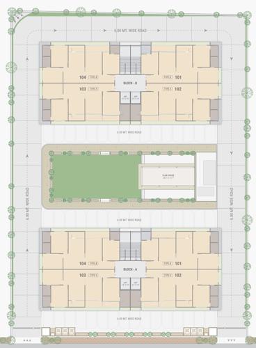  florenza Block A & B Cluster Plan from 1st to 10th Floor