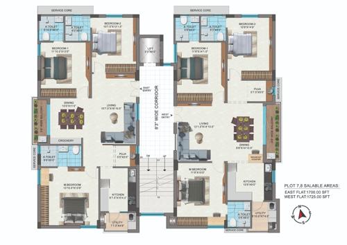  central-vistas-yapral-north-block Central Vistas Yapral North Block Cluster Plan