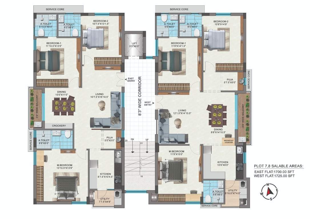  central vistas yapral north block Central Vistas Yapral North Block Cluster Plan