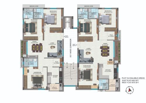  central-vistas-yapral-north-block Central Vistas Yapral North Block Cluster Plan