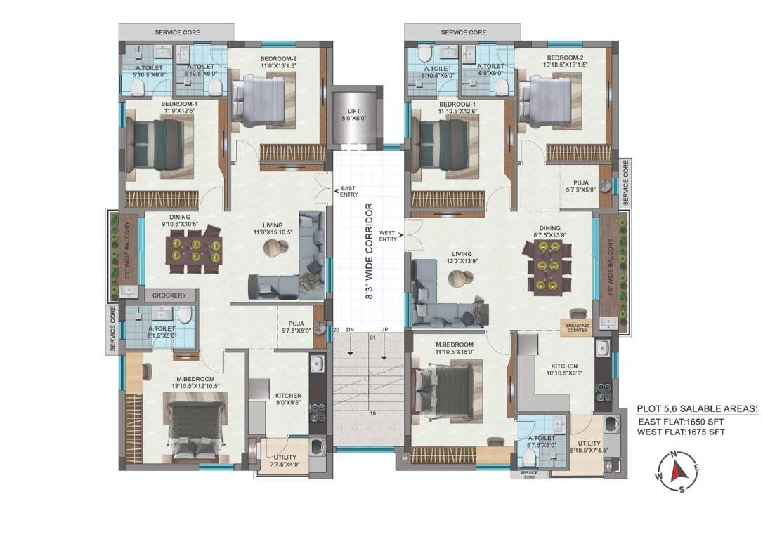  central vistas yapral north block Central Vistas Yapral North Block Cluster Plan