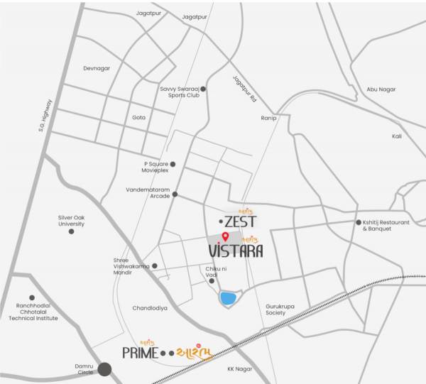  aarambh-vistara Location Plan