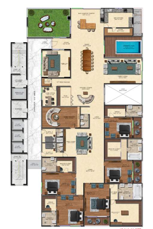  eka one by raichandanis Eka One By Raichandanis Cluster Plan for 26th Floor