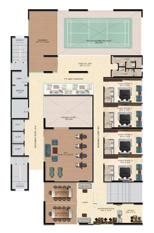  eka one by raichandanis Eka One By Raichandanis Cluster Plan For Club House First Floor