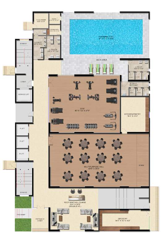 eka one by raichandanis Eka One By Raichandanis Cluster Plan For Club House Ground Floor