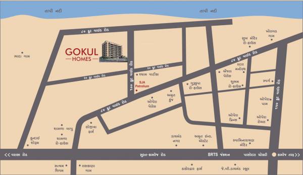 Location Plan gokul-homes Location Plan