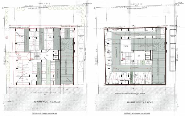  shree-rupal-appartment Shree Rupal Appartment Cluster Plan For Basement  Floor
