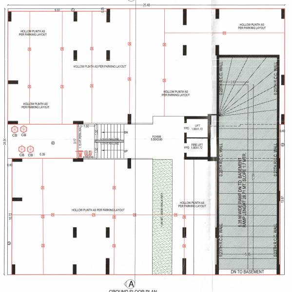  shree-rupal-appartment Shree Rupal Appartment Cluster Plan For Ground Floor