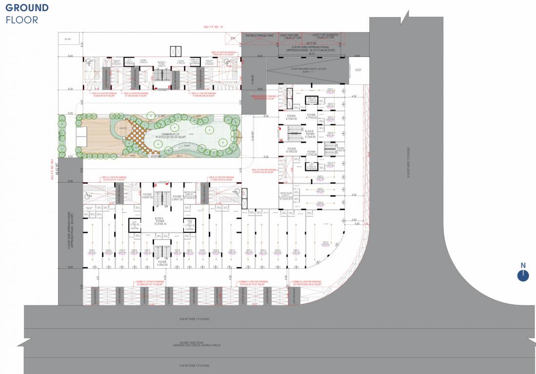 tremont Block ABlock A, Block B And Block C Cluster Plan for ground Floor