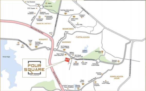  four-square-block-a Location Plan