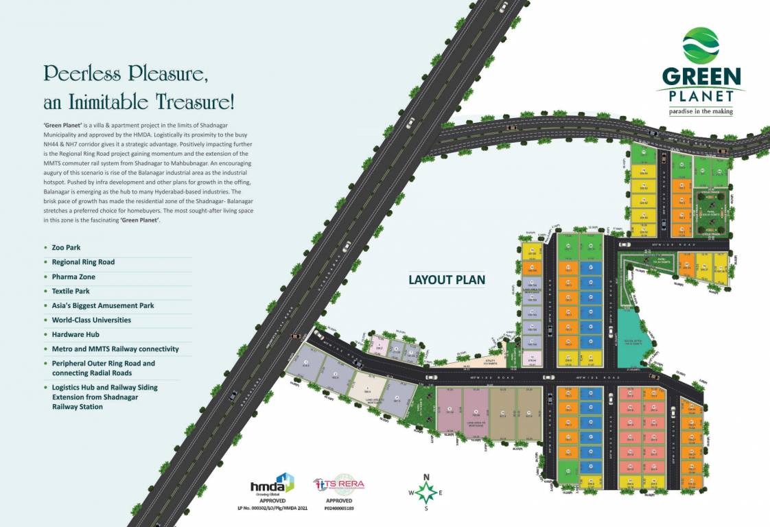  green planet Layout Plan
