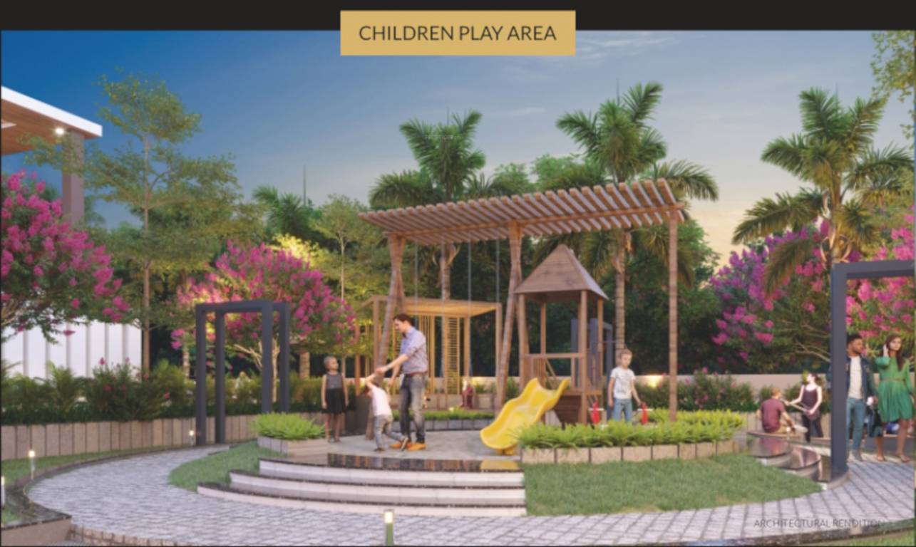 shiny gold Children's play area