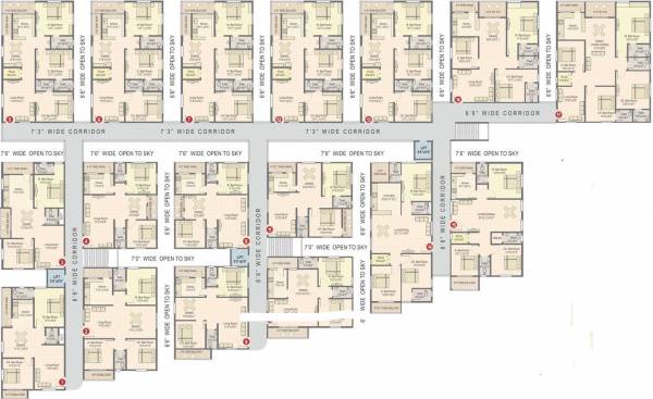  sree-vista Residential Block A Typical Cluster Plan