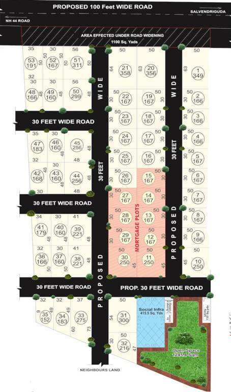  jewel city Layout Plan