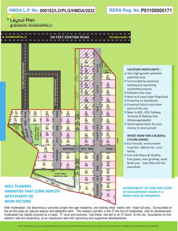  avanthika Layout Plan