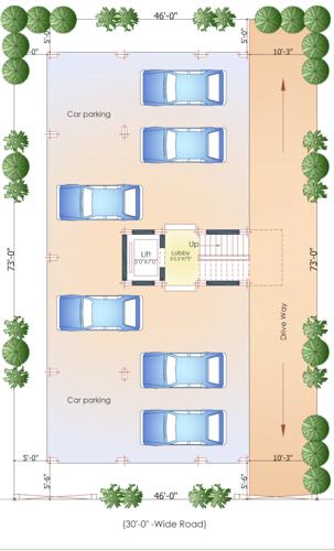  josy-villa Josy Villa Cluster Plan For Ground Floor