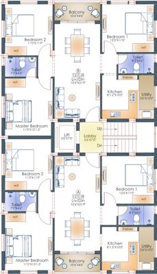  josy-villa Josy Villa Cluster Plan From 1st To 3rd Floor