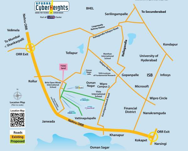  cyber-heights Location Plan