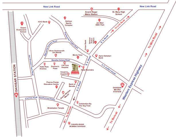  jyotsna heritage redevelopment of the dahisar r k nayak niwasi chs ltd Location Plan