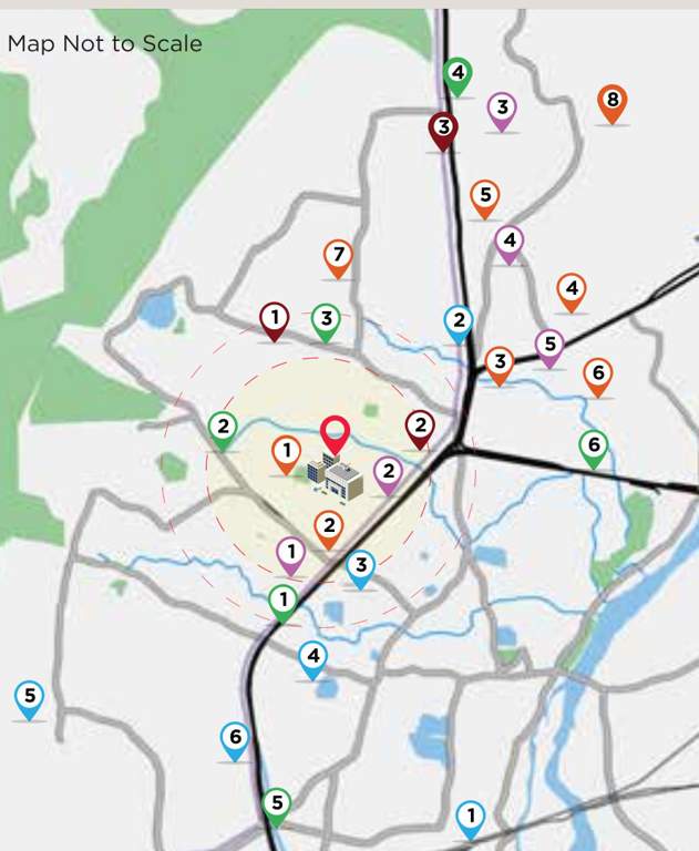  ten x habitat raymond realty tower g Location Plan