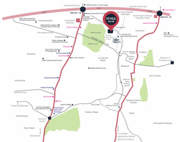 myra-villas Location Plan