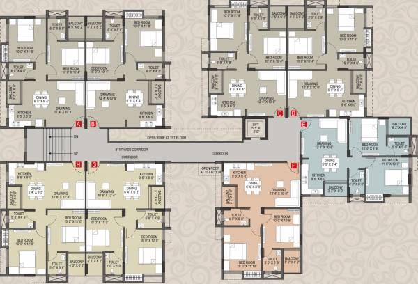  sunshine Sunshine Cluster Plan For Typical Floor Plan
