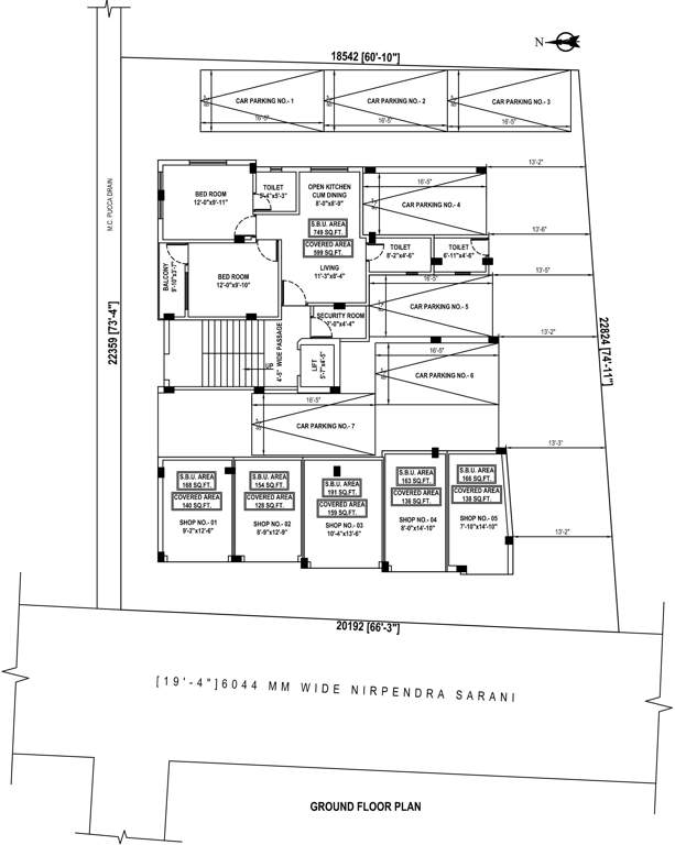 sargam apartment Sargam Apartment Cluster Plan For Ground Floor
