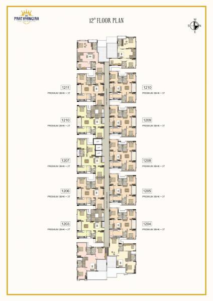  prathyangira DAC Parthyangira Cluster Plan for 12th Floor
