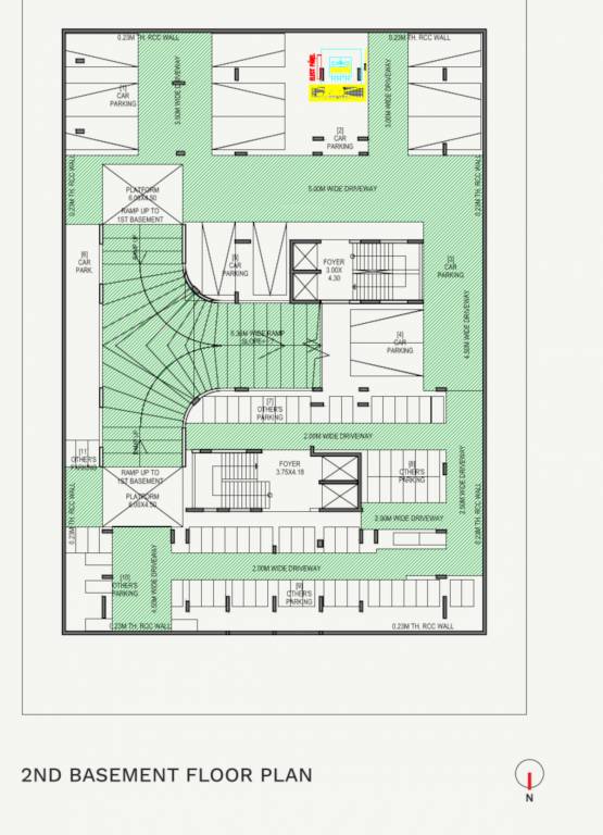  aaradhyam Block A & B 2 Basement Cluster Plan
