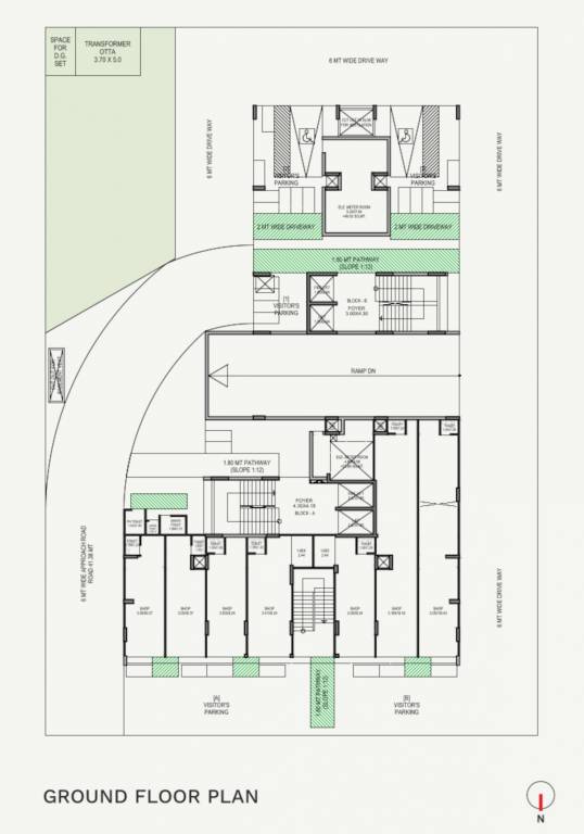  aaradhyam Block A & B Ground Cluster Plan