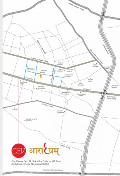  aaradhyam Location Plan