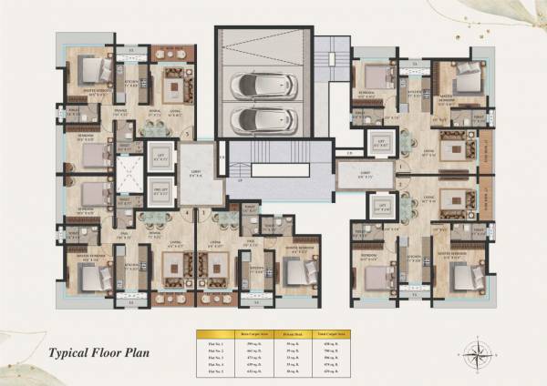  vatvriksh Modirealty Vatvriksh Cluster Plan